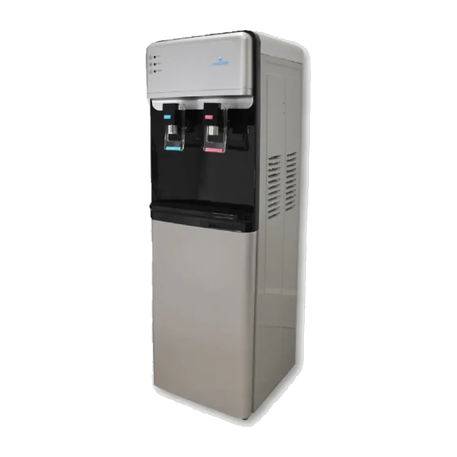 Dispensador de pedestal frío y calor con compresor