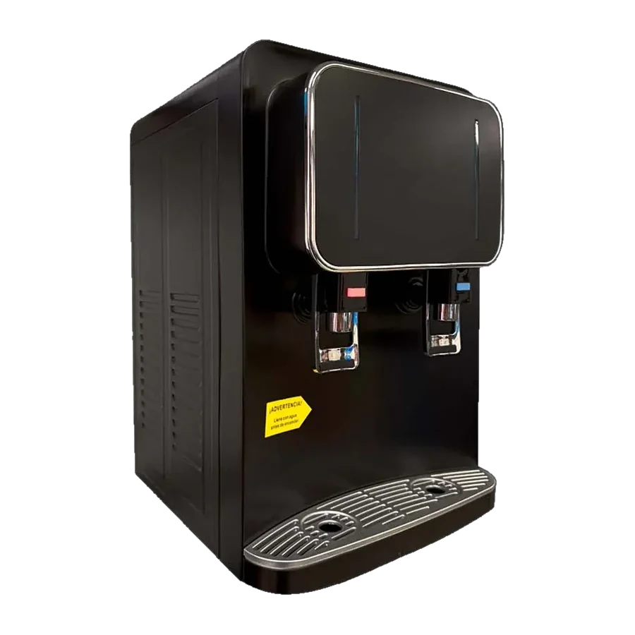 Dispensador de sobremesa frío y calor color negro mate
